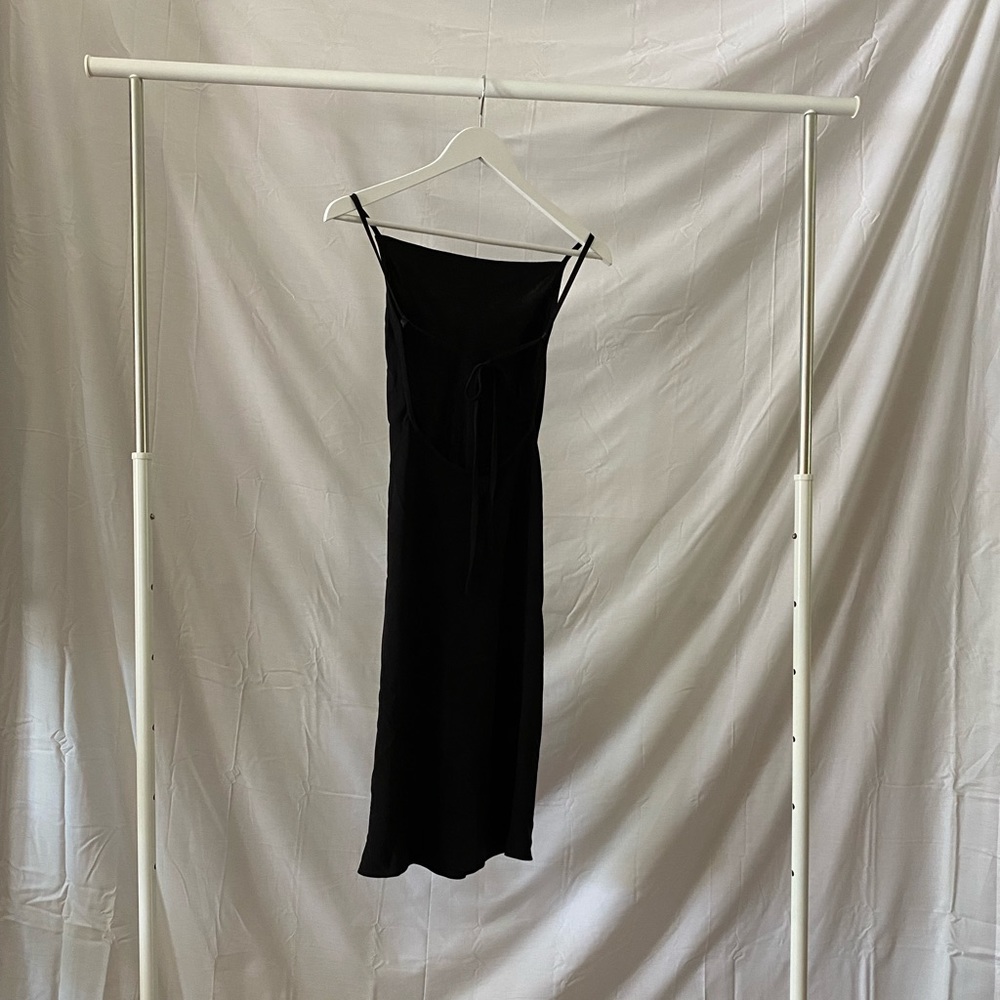 Square-Neck Open Back Club Monaco Dress